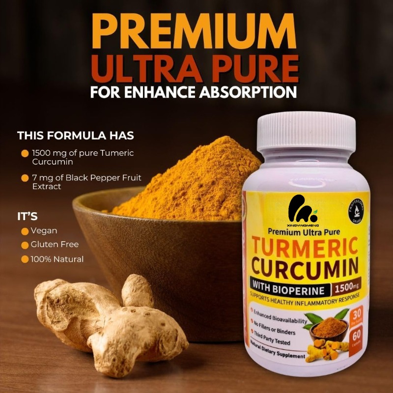 مكمل غذائي طبيعي من الكركم وال - مراجعة Turmeric Curcumin Capsule وسعره